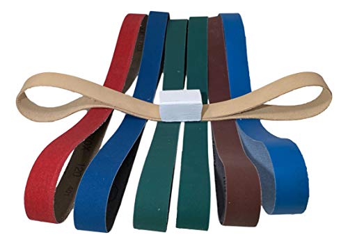 Courroies de grain et cuir d'affinage avec composé pour aiguisage lot de 30 - 5