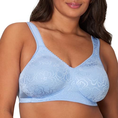 PLAYTEX Womens 18 Hour Ultimate Lift and Support Wire Free Us4745, Available in Single 2-Packs Bras, Zen Blue, 42DD US