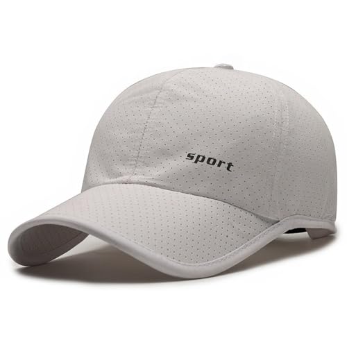 Image of Quick Dry Fit Baseball Cap - Water Repellent Sun Hat for Fishing, Running, Hiking, Golf, Surfing, Sailing, Boating