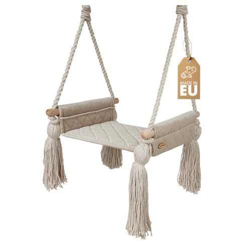 Create for you® - Baby Schaukel Indoor, Große Kinderschaukel Holz,...