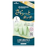 【ハンドケア】 ショーワグローブ(Showaglove) ナイスハンド さらっとタッチ Lサイズ パールグリーン 1双