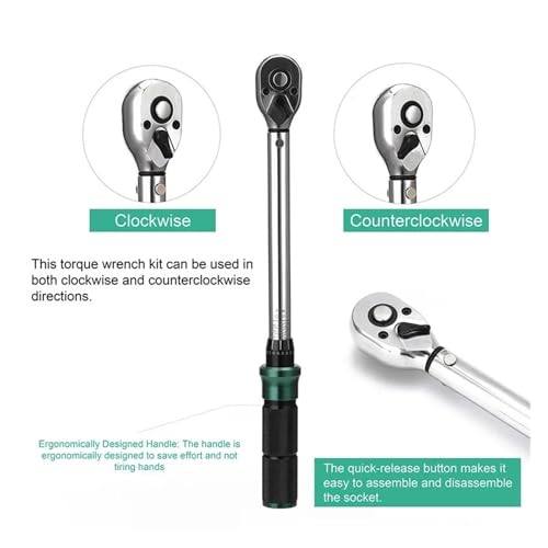 Juego de llaves de torque 1/4'' 11-51 piezas miniatura 6