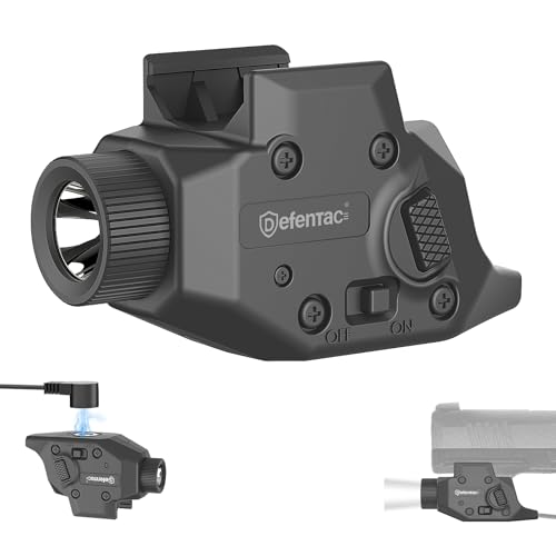 DEFENTAC 500 Lumens Pistol Light is Exclusive Compatible with P365/ X/XL (Not for Macro), Momentary and Strobe