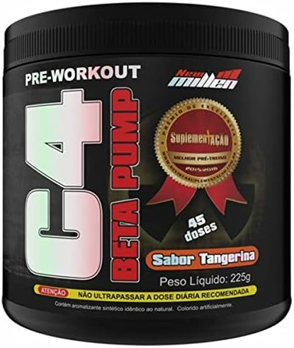 C4 Beta Pump Extreme Pre-Workout Tangerina, New Millen, 225g