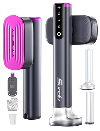 Image of Sundu Travel Steamer for Clothes, Portable Handheld Garment Steamer, 15s Fast Heat-up, 2 Water Tanks (180 ml +100 ml), 25 Minutes of Continuous Ironing for Travel, Home
