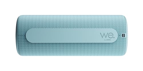 Image of We. by Loewe Hear 1 Compact Portable Bluetooth Party Speaker, 40W Music Power, 14 Hour Long Battery Life, IPX4 Water Resistant, USB-C Premium Wireless Speaker for Home & Travel, Blue
