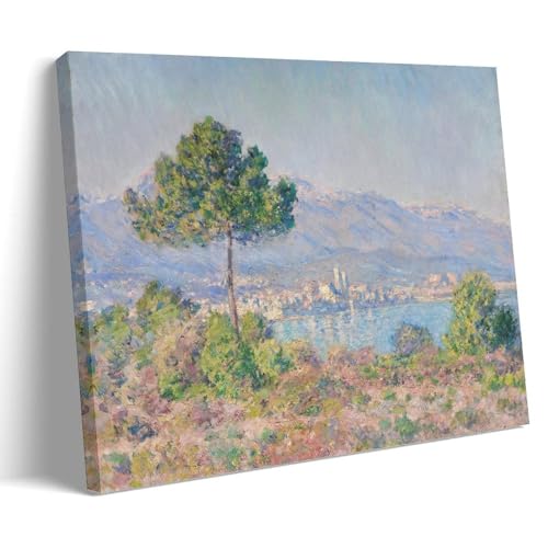 Cadre Claude Monet Antibes 40x60cm habille mur vide déco intérieur