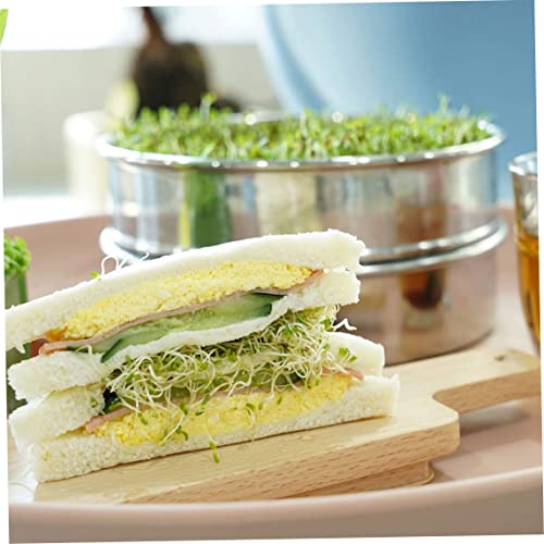 Zaad kiemen Kit Roestvrij staal Mesh Kiemen Trays 2-Tier Mesh Kiemen Trays Stapelbare Sprouter Kit - Image 5