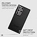 Pelican Protector - Samsung Galaxy S24 Ultra Case [6.8”] [16ft MIL-STD Drop Protection] [Wireless Charging] Phone Case for Samsung Galaxy S24 Ultra - Slim, Rugged Cover with Anti Scratch Tech - Black