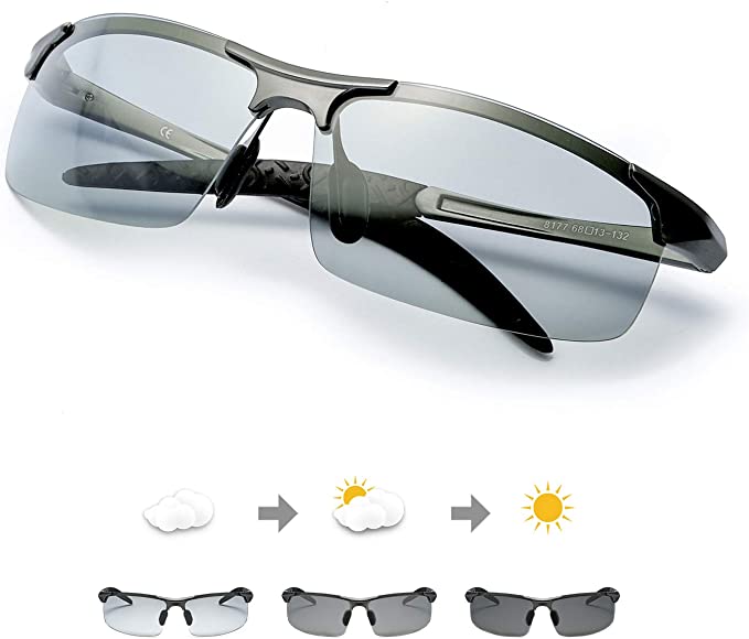 Outdoor Traveller's グレー　サングラス　調光タイプ　試着のみ Outdoor Traveller's グレー サングラス 調光タイプ 試着のみ