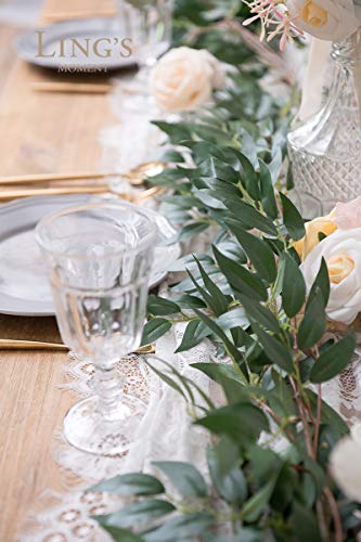 Lingsmomentitalianruscusgreenery59ftartificialsilkrealtouchwillowleafgarlandfakewispyrusticvinestemswagfortablecenterpiecesweddingarchdecordarkgreen Urban Country Home Decor Lings moment italian ruscus greenery 59ft artificial silk real touch willow leaf garland fake wispy rustic vine stem swag for table centerpieces wedding arch decor dark green urban country home decor