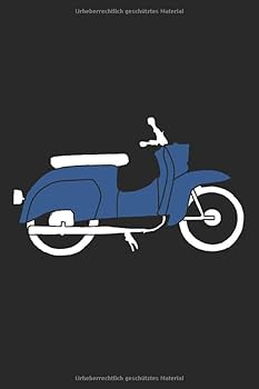 Simson Schwalbe Notizbuch / Simson Schwalbe Notebook : Simson Schwalbe, Notizbuch, Kariert, 120 Seiten, Checkered Journal, Notebook, 6x9 Inches, 120 Pages, Oldtimer