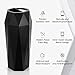 Dyna-Living Commercial Trash Can Outdoor Garbage Can with Lid Indoor Large Trash Bin Stainless Steel Industrial Waste Container Black