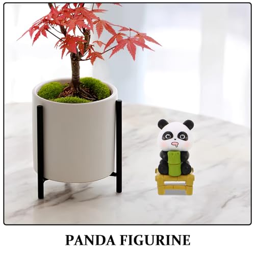 Figurines panda PVC étanches grand modèle décor de table extérieur