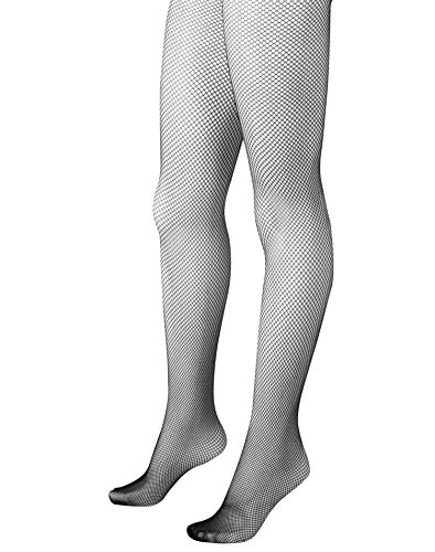 Hanes womens Hanes Fashion Fishnet Tights, Black, Small US