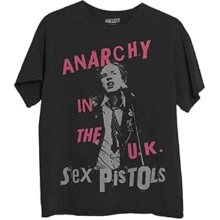 Rock Off The Sex Pistols Anarchy in The UK Officiel T-Shirt Hommes Unisexe - Les Beatles, Paul McCartney, John Lennon, RIngo Starr, George Harrison