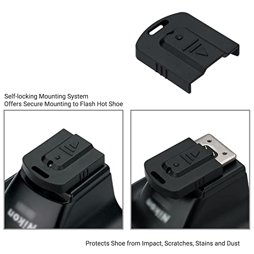 Protector hot shoe JJC de ABS con autobloqueo para Speedlight SB-300 5