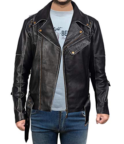 Vincent Black Leather Biker Jacket – Rugged Style Meets Timeless Cool For biker and Party Boys and Girls