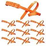 Schneeketten für Autoreifen,10 Stück Reißverschluss Binder Für Reifen Im Schnee,Automobil Rad Anti Rutsch Ketten für Fahrzeuge | für Fahrzeug Auto SUV Limousine LKW Geländefahren