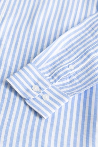 Image of SNITCH Stripehaven Blue Stripe Shirt