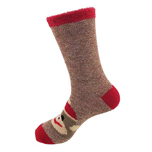 Chaussettes pelucheuses haut de gamme à double couche ultra confortable