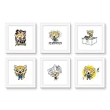 Trends International Gallery Pops Sanrio Aggretsuko - Retsuko Rage Wall Art Bundle (6-Pack)