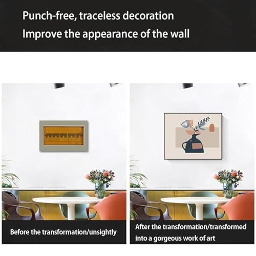 Cacher tableau électrique : boîte de distribution murale décorative G 60 cm - 6