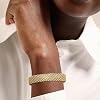 Ross-Simons Italian 14kt Yellow Gold-Plated Beaded Cuff Bracelet. 8 inches #1