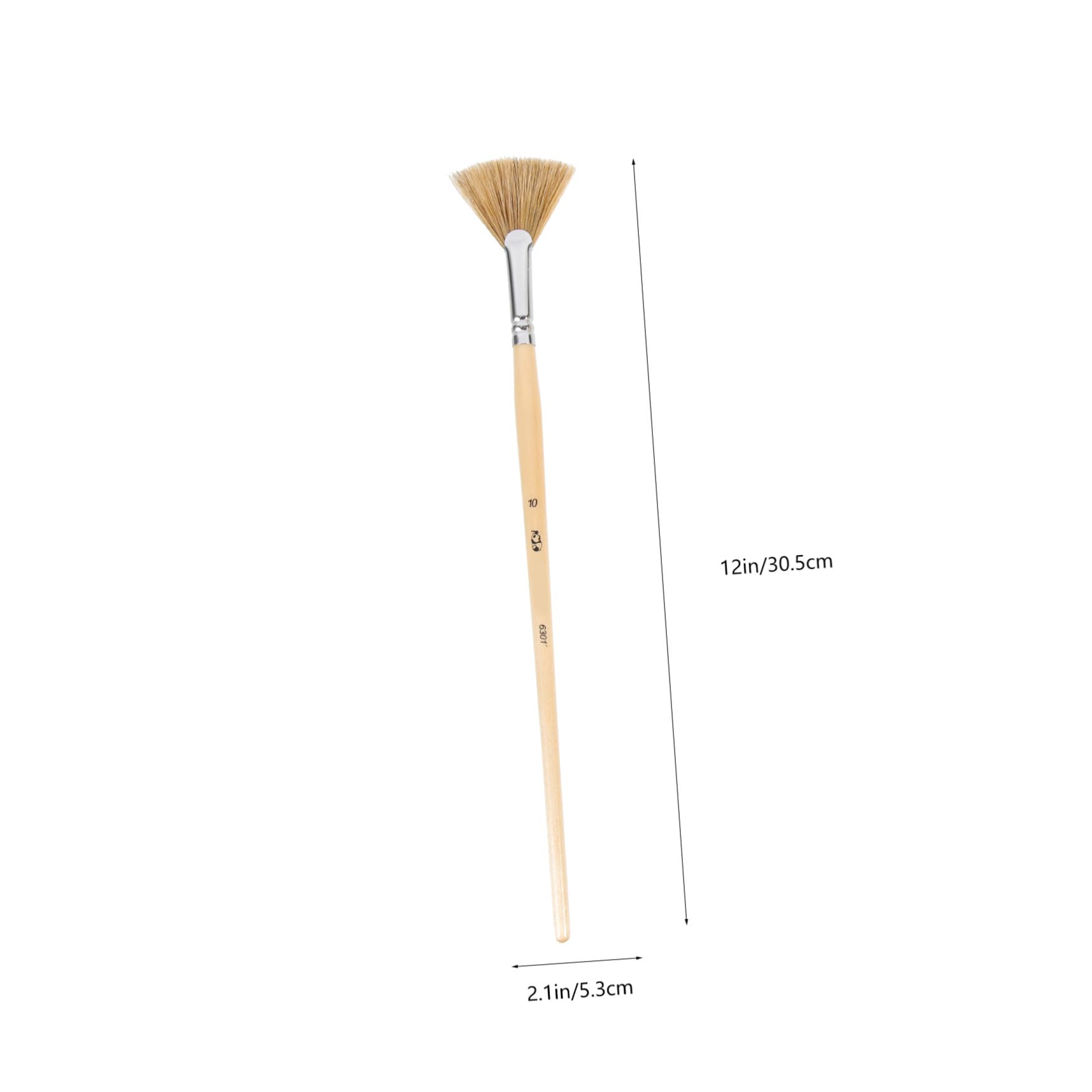 OSALADI 4 Ensembles Set De Pinceaux Éventail pour Aquarelle Pinceaux De Peinture Pratiques Et Portables Idéaux pour Artistes Et Débutants 6 Pièces * 4