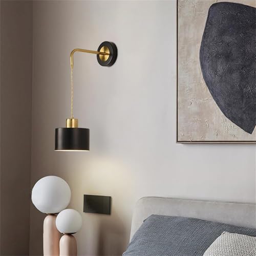 Luz de pared E27 para pasillo moderno que ilumina zonas oscuras sin usar cables 7