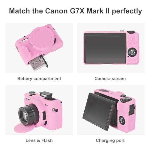 Funda de silicona para cámara Canon G7X Mark II miniatura 4