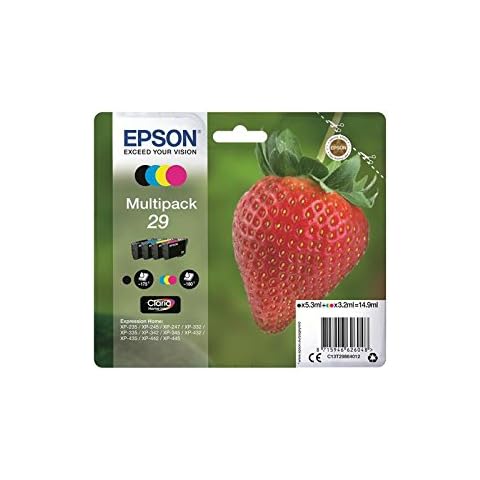 MultiPack Original Epson T2986 for Epson Expression Home XP235 XP332 XP335 XP432 XP435 2984 29 C13T29864012 Cover