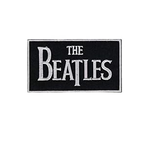 Beatles The Big Écusson Patch en fer brodé sur accessoire - Les Beatles, Paul McCartney, John Lennon, RIngo Starr, George Harrison