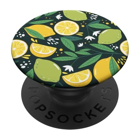 PopSockets Lemon Lime Abstract PopGrip Cover