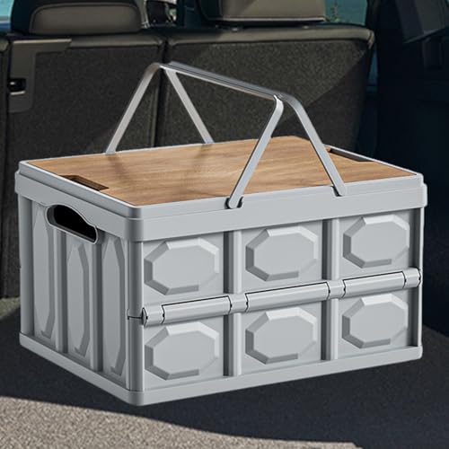 Boîte de rangement pliable organiseur empilable pour voiture maison et voyage - 5
