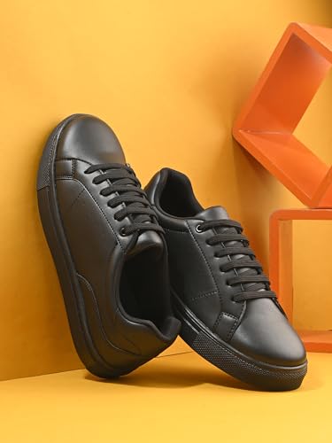 Image of Centrino Women Casual Shoes | Colorblock Sneakers with Ultra Soft Cushion Lace-Up Shoes All-Day Comfort | Trendy & Lightweight Design | Low Top Flat Sole(7611)