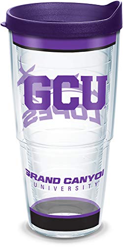 Tervis Made in USA Double Walled Grand Canyon University GCU Antelopes Insulated Tumbler Cup Keeps Drinks Cold & Hot, 24oz, Tradition