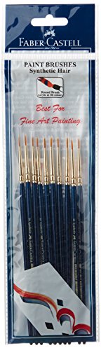 Image of Faber-Castell Paint Brush - Synth Hair Round Size 00 PK-10