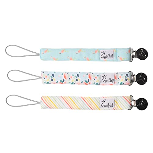 Copper Pearl Binky Clip おしゃぶりホルダー ビンキークリップ3本セット レイラニ F8-8AXI-1GQU