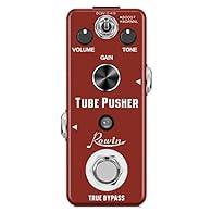 Rowin Tube Pusher Guitar Pedal Valve Combo Simulator Pedal with Boost and Normal Modes for Electric Guitar Bass True Bypass LEF-328 Product type: GUITAR EFFECT DEVICE Brand: Rowin Color: pipe valve