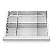 Produktbild STIER Schubladeneinteilung Metalleinteilung BLH 100/125 mm Innenmaß 500x450 mm 6 Fächer
