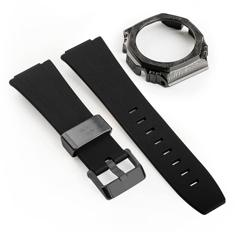 Bracelet GA2100 caoutchouc V3 et acier pour look sport chic