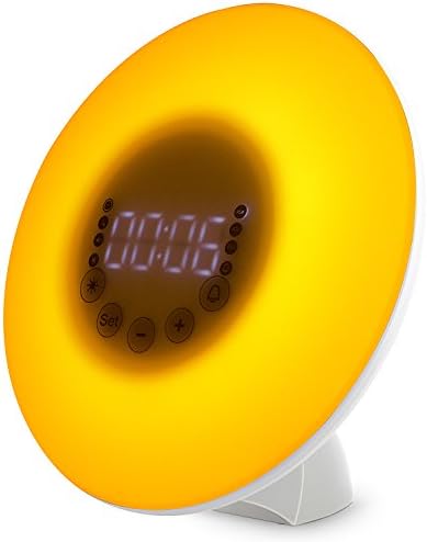 Bedside Lamps Electronic Alarm Clocks Wake Up Light and Touch Control Digital Clock Loud Alarm Clock Kids Alarm Clock