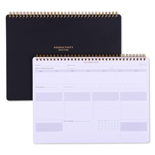 Weekly Desk Planner Monday Start - Dashboard Desk Pad Ideal for Project Manager, Business Owner,...