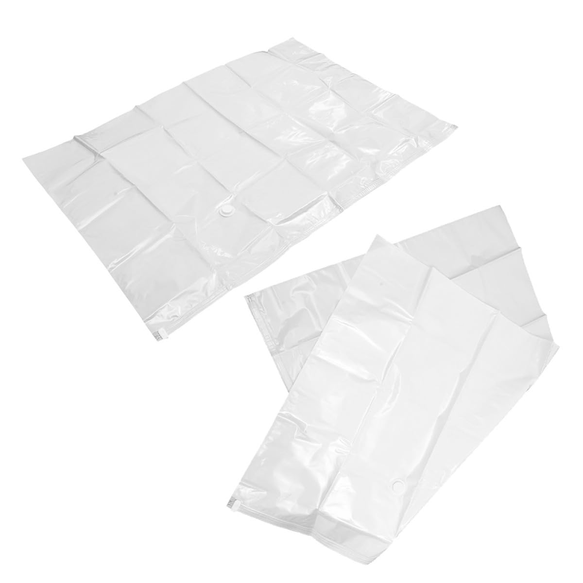 Zerodeko Vakuum Kompressionsbeutel für Matratzen 2 Stück 150x100cm Wiederverwendbar Luftdicht für Lagerung Wohnbereiche und Transport