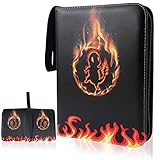 【Carpeta de Tarjetas de Protección Múltiple】Hecho con una carcasa exterior de PU y una bolsa interior de PVC, nuestro portatarjetas no es fácil de deformar o rayar, es resistente al polvo y el estuche interior es duradero y no se agrieta ni se arruga. El diseño de cremallera todo incluido evita que la tarjeta se caiga y la protege de daños. El bolsillo interior y el estuche son resistentes al agua, lo que facilita la limpieza y protege mejor sus tarjetas