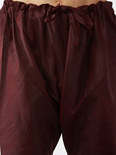 Image of Mother VM Mens Silk Blend Pyjama - Stylish Lounge Wear for Relaxation and Sleep | Regular Premium Cotton, Elastic Waist, and Classic Design for Ultimate Comfort
