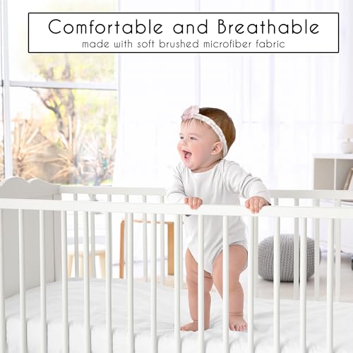 Image of Sweet Jojo Designs 4-Piece Baby Crib Bedding Set (Pink Shabby Chic) for Girls, Infants /Nursery incl. Blanket, Fitted Sheet, Skirt, Diaper Stacker (Elegant, Diamond, Blush, Princess Harper Collection)