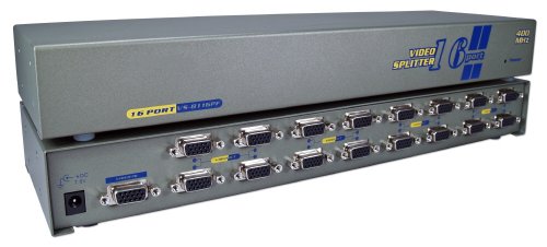 QVS 400MHz 16 Port VGA Video Splitter/Distribution Amplifier