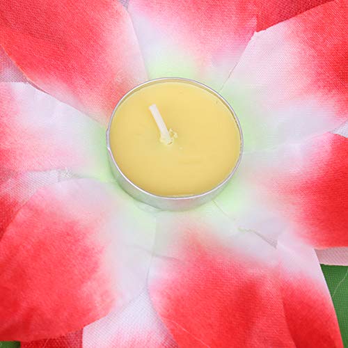 Beaupretty 15Pcs Lotus Floating Light Water Lily Floating Candle Lanterns Pool Pond Tank Flower Night Lamp Decorative Floating Candles Lights For Praying Festival (Random Color) #TOP7
